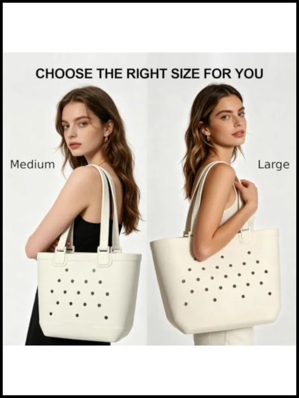 Waterproof Sandproof Rubber Beach Tote Bag Large Capacity EVA Handbag